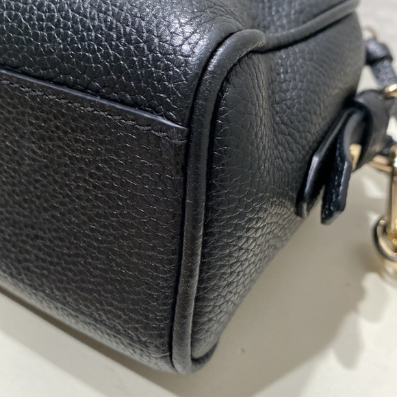 KATE SPADE “Mulberry Street Darian” Black Pebbled Leather Crossbody Bag - Picture 9 of 14